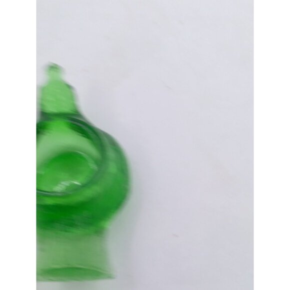 Vtg. Unmarked Possibly L. G Wright Mold Green Bird Glass Open Salt READ - Picture 13 of 14